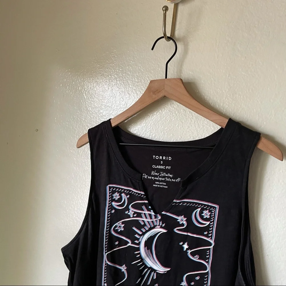 Torrid | Luna Tarot Split Neck Tank - Picture 2 of 5